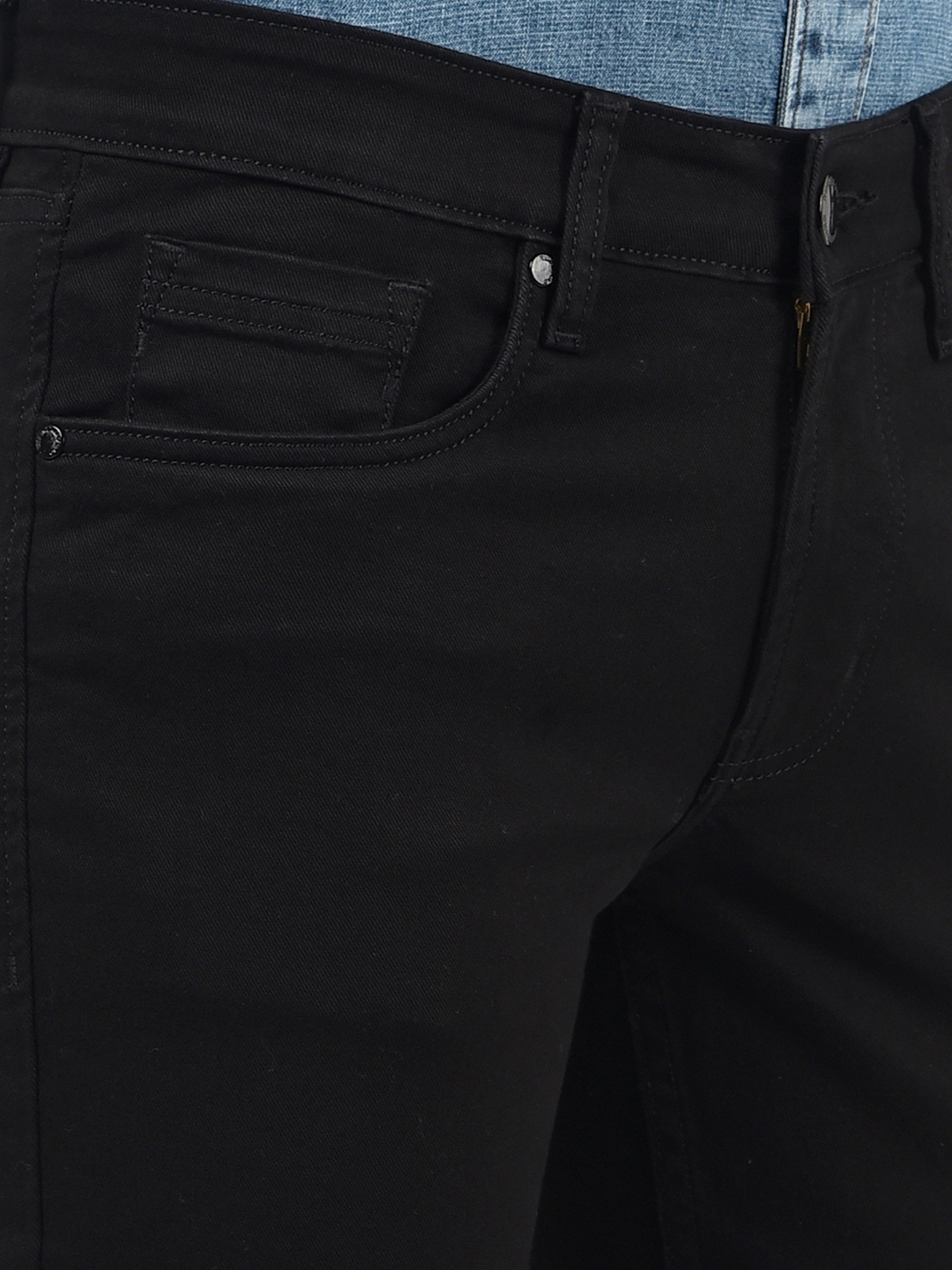 Numero Uno Men Solid Black Jeans